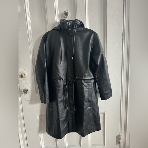 Proenza Schouler White Label Fwix Leather Parka NEW with tags - Picture 2 of 5